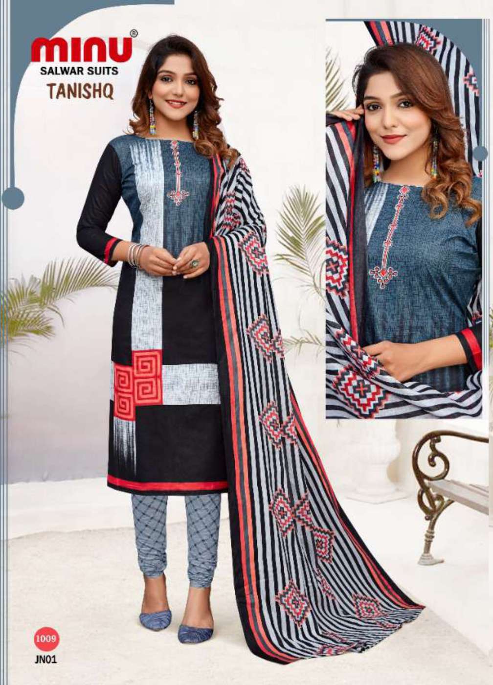 Minu TANISHQ Cotton Printed Dress Material-10P Catalog