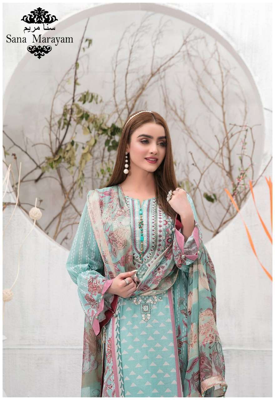  SANA MARAYAM GULAAL COTTON PRINTED DRESSES