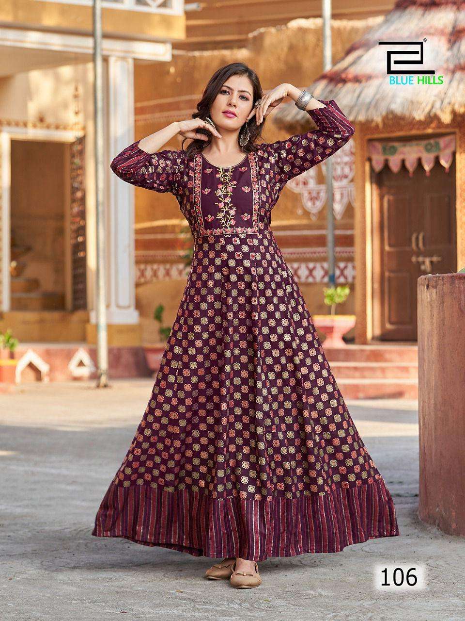 Ghera Vol. 1 - Designer Type Pattern Kurti Gowns at Rs 625 | Ladies Kurti  in Surat | ID: 24664006691