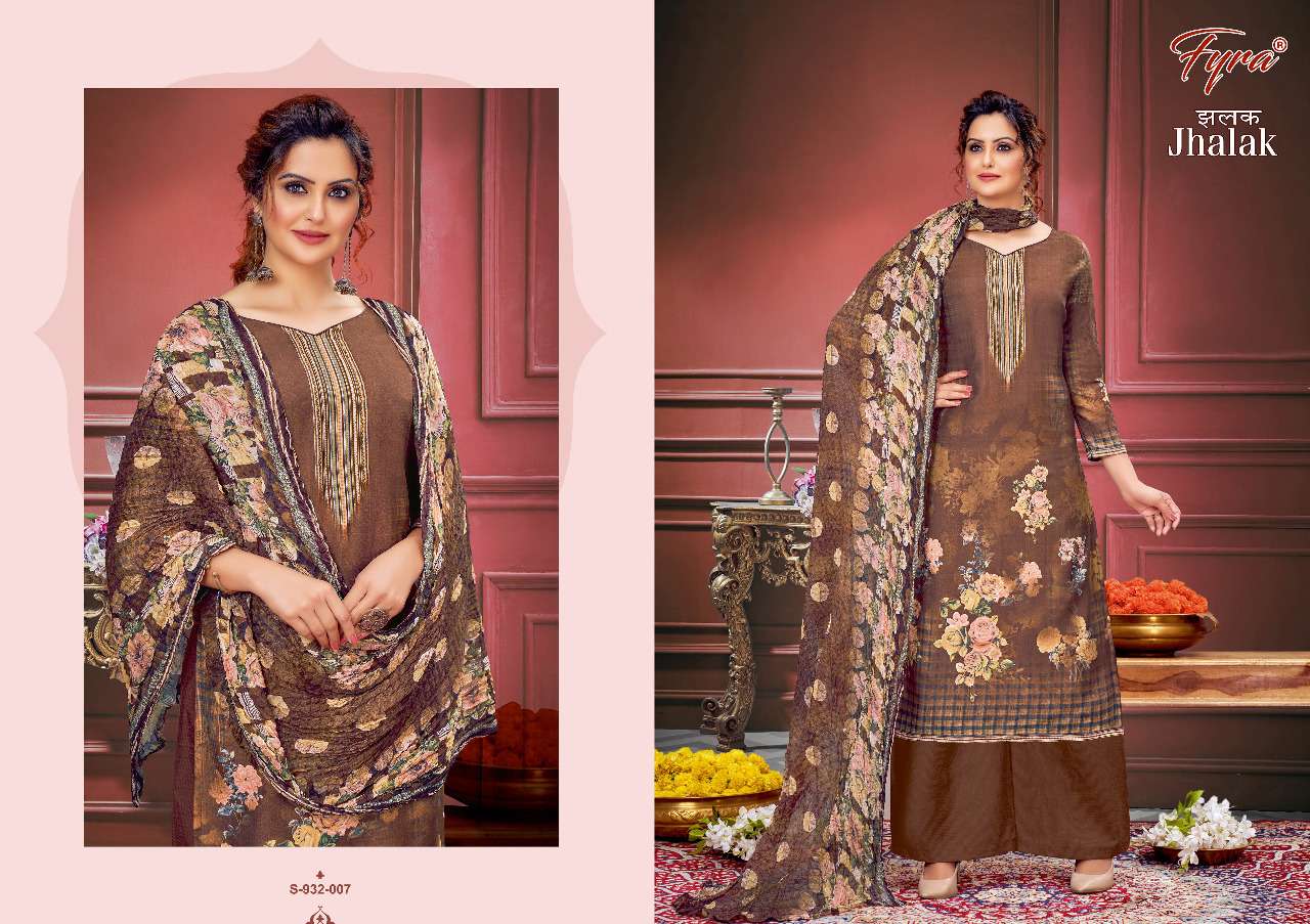 Fyra Jhalak Catalog Designer Regular Wear Dress Materials Wholesale