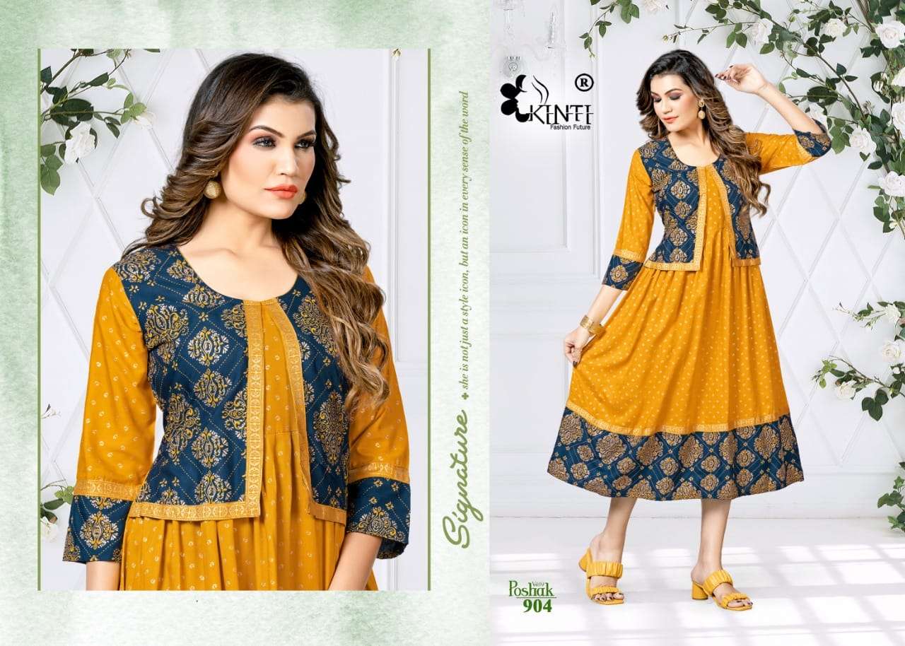 Kinti Poshak Vol 9 Catalog Ethnic Wear Anarkali Kurtis Wholesale