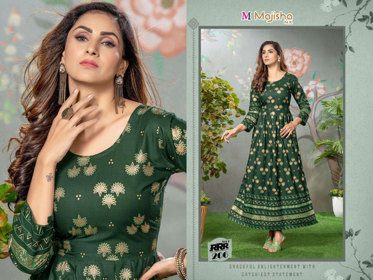 Majisha Nx Rrr Vol 2 Catalog Ethnic Wear Anarkali Kurtis Wholesale