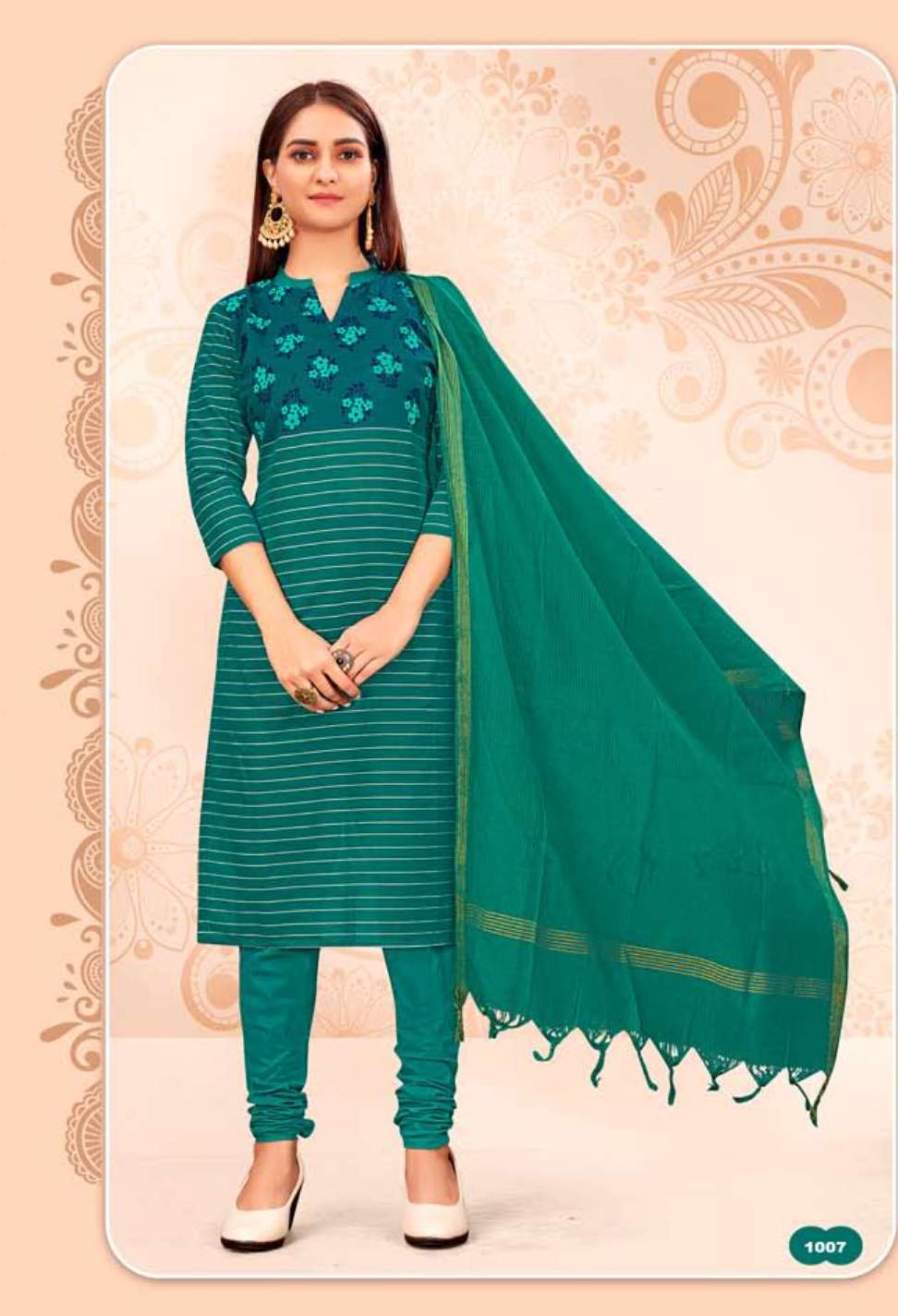 Minu SPECIAL 3D HANDLOOM Cotton Printed Dress Material-8P Catalog