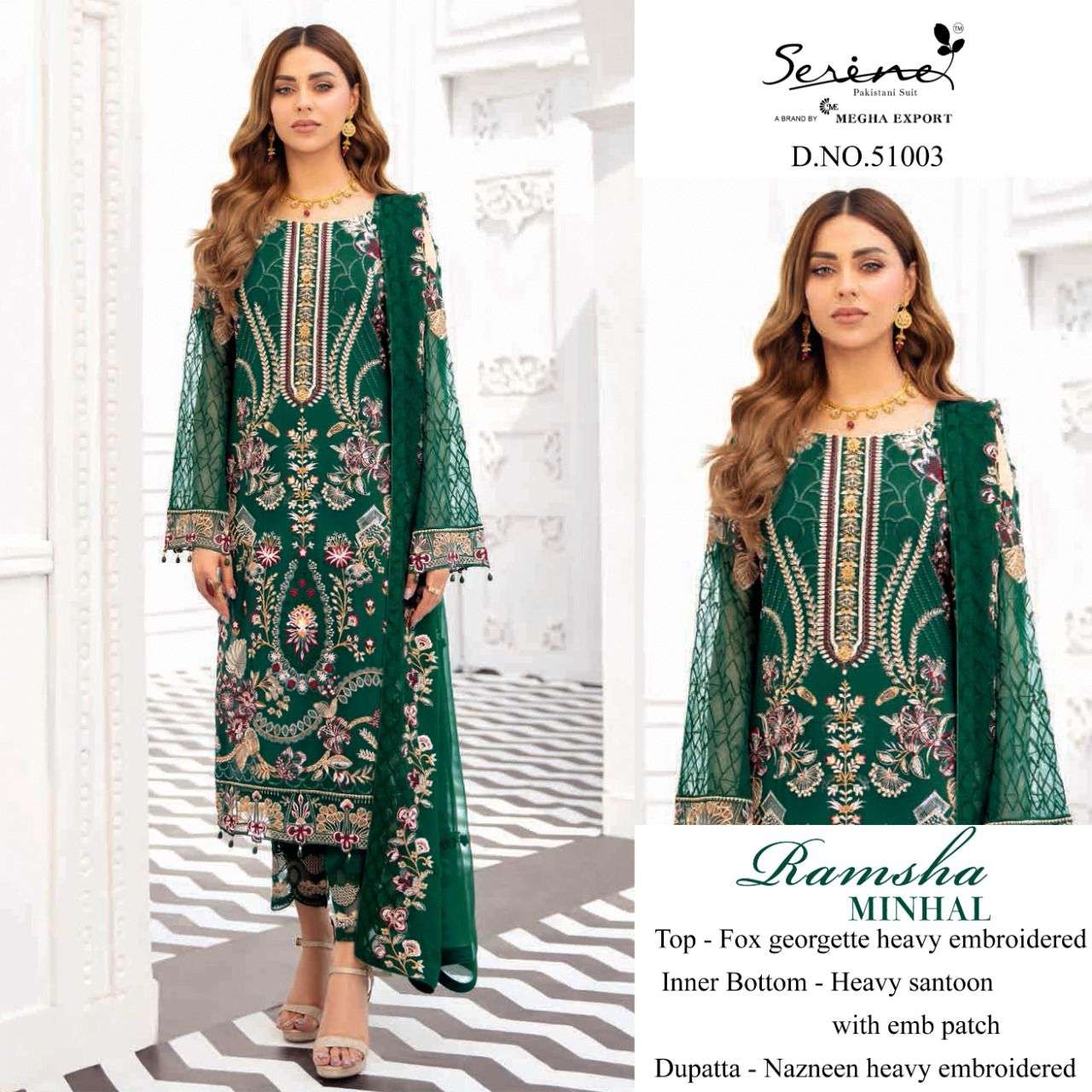 Serene Ramsha Minhal Catalog Pakistani Salwar Suits Wholesale