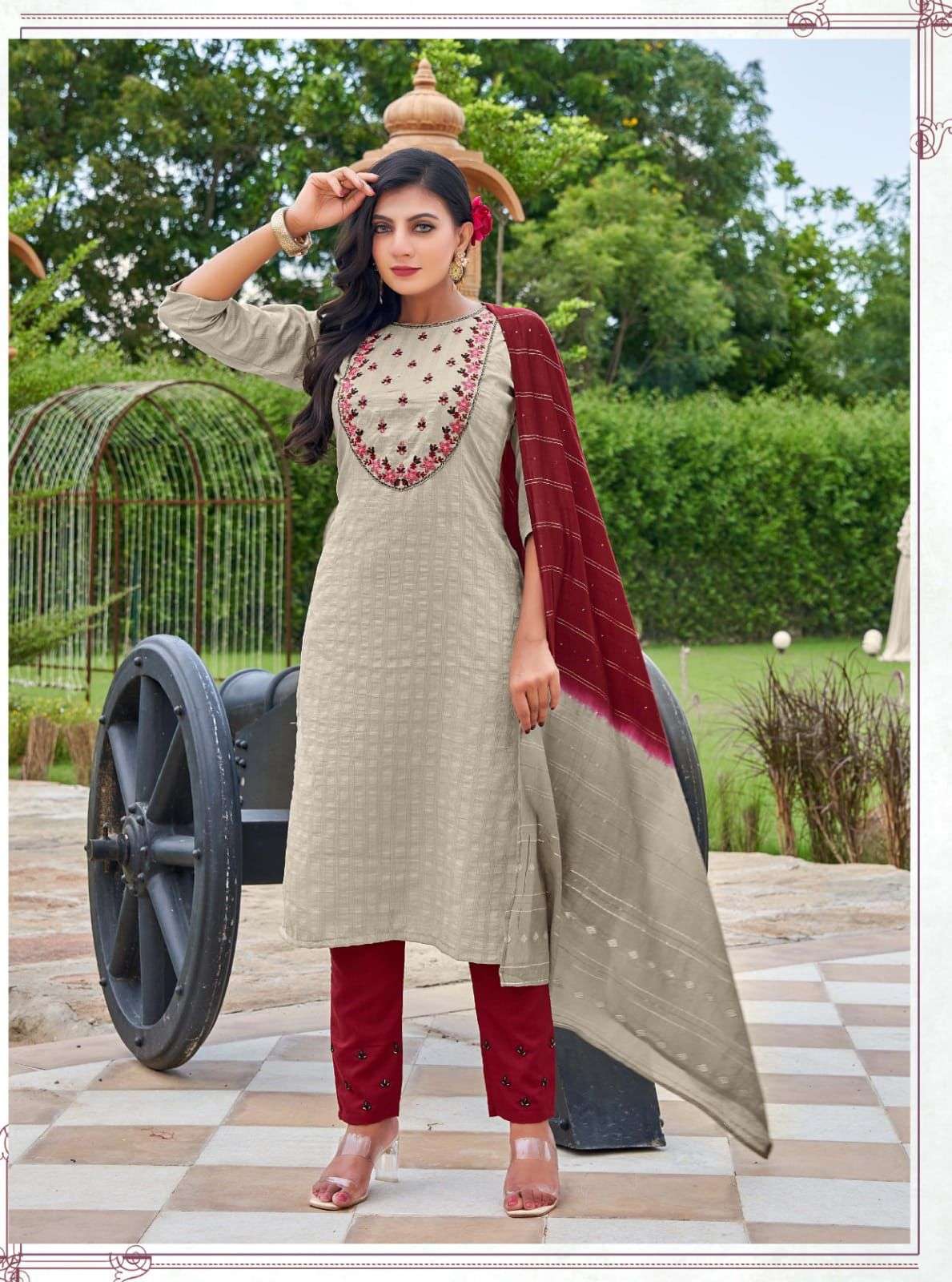 Tips & Tops Odhani Catalog Stylish Kurti Bottom And Dupatta