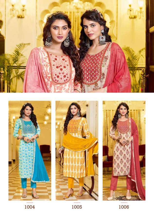 Kajal Style Swagger Vol 1 Catalog Designer Wear Kurti Pant With Dupatta Wholesale