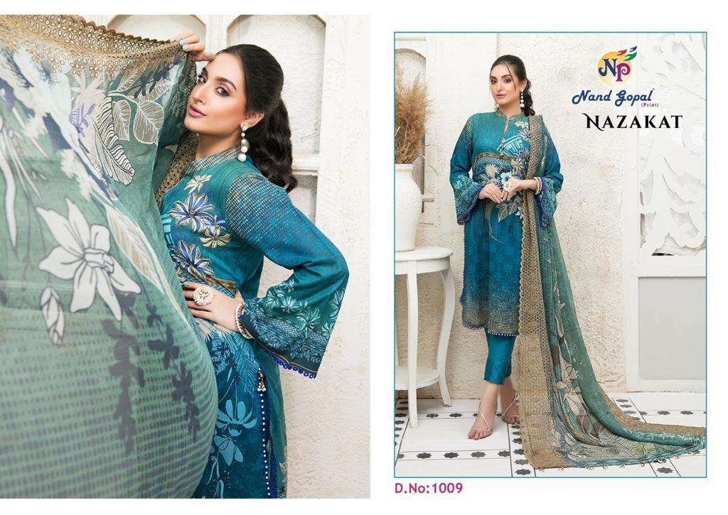 Nand Gopal Nazakat Vol 1 Catalog Cotton Printed Dress Materials Wholesale