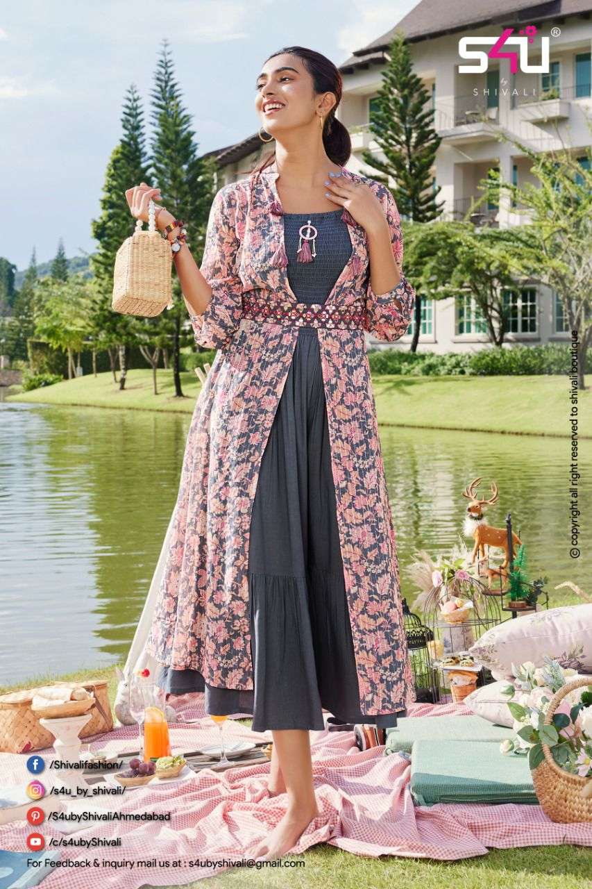 S4u Hello Jackets Vol 8 Catalog Exclusive Wear Kurtis Wholesale