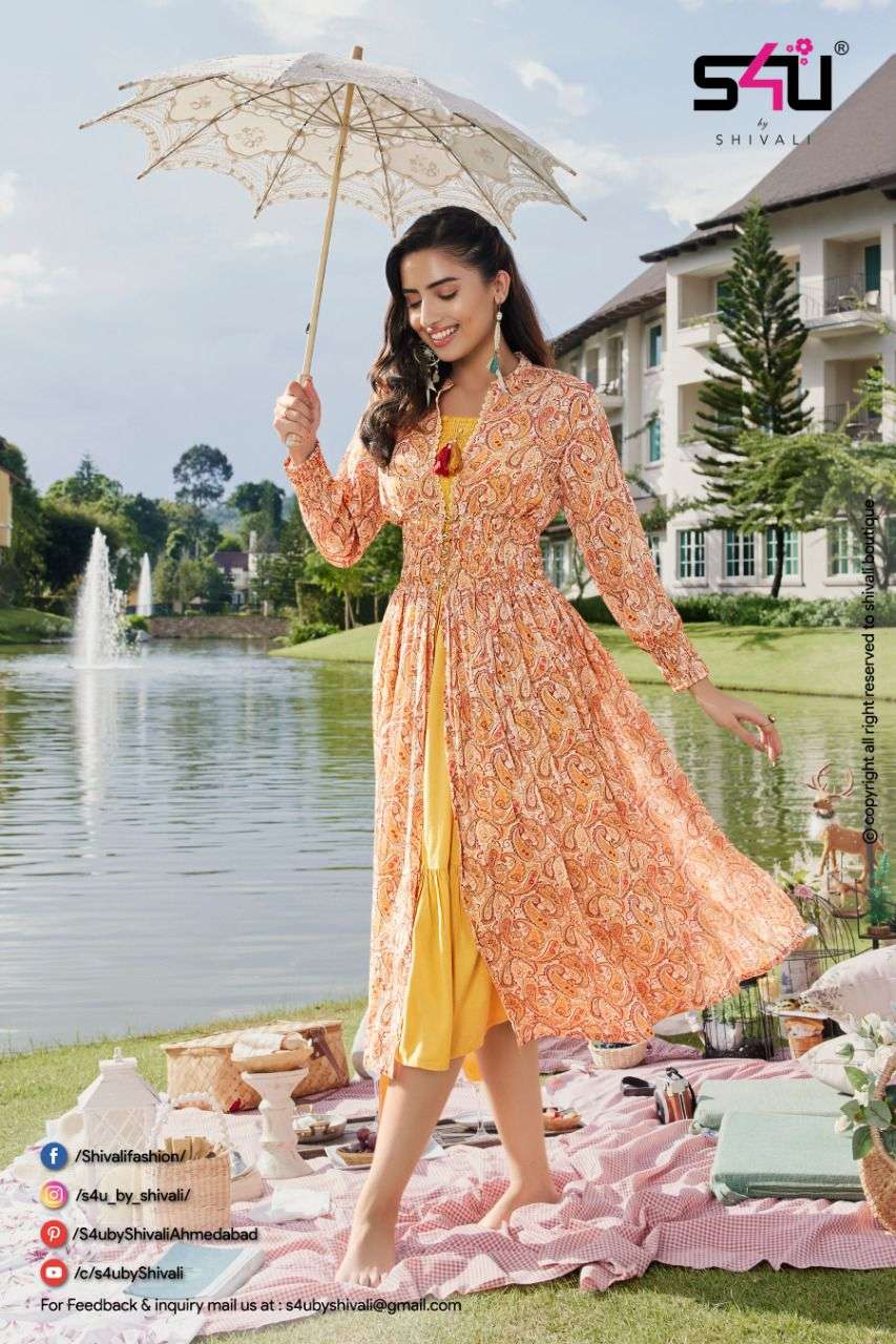 S4u Hello Jackets Vol 8 Catalog Exclusive Wear Kurtis Wholesale