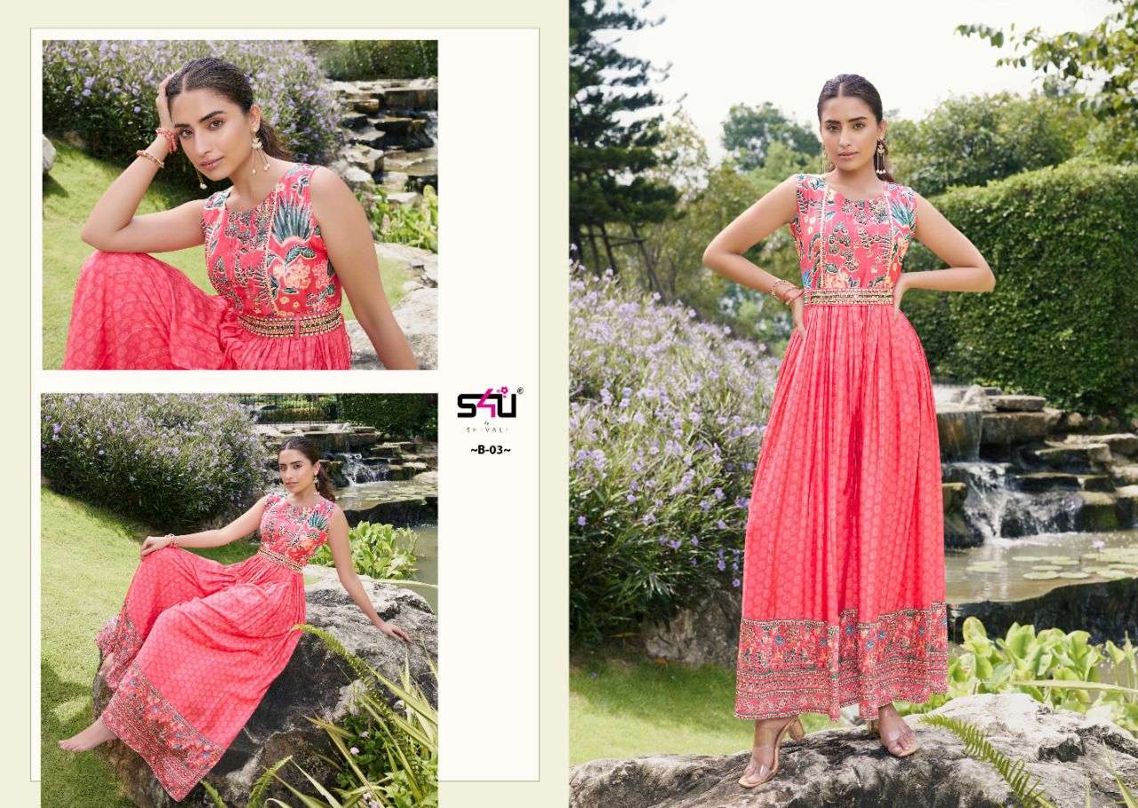 S4U presents Blush Western Kurtis Catalog