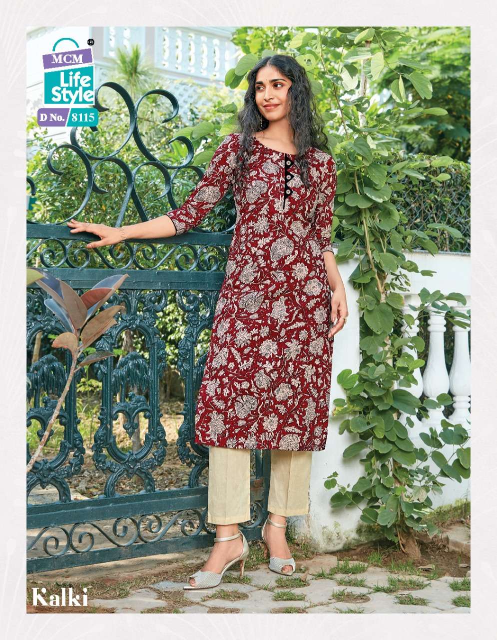 Mcm Lifestyle Kalki Pure Cotton Readymade Designer Kurtis On Wholesale