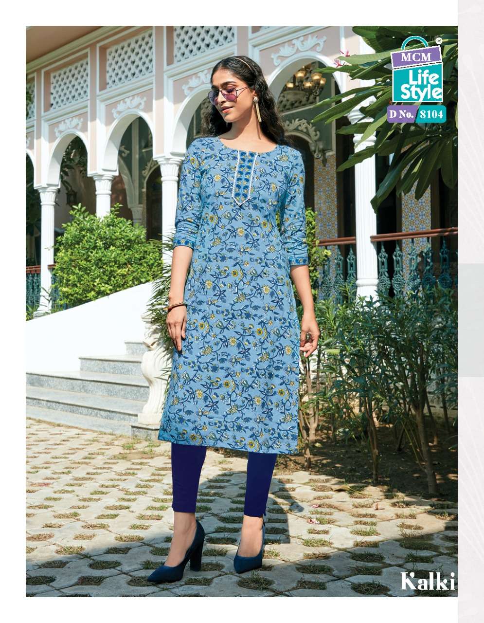 Mcm Lifestyle Kalki Pure Cotton Readymade Designer Kurtis On Wholesale