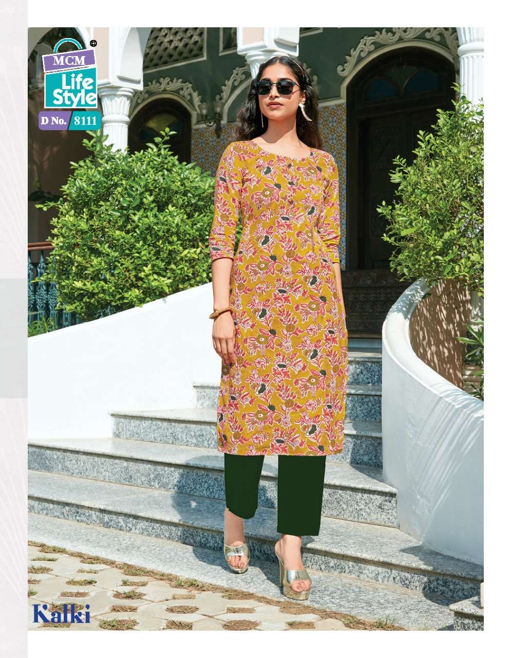 Mcm Lifestyle Kalki Pure Cotton Readymade Designer Kurtis On Wholesale