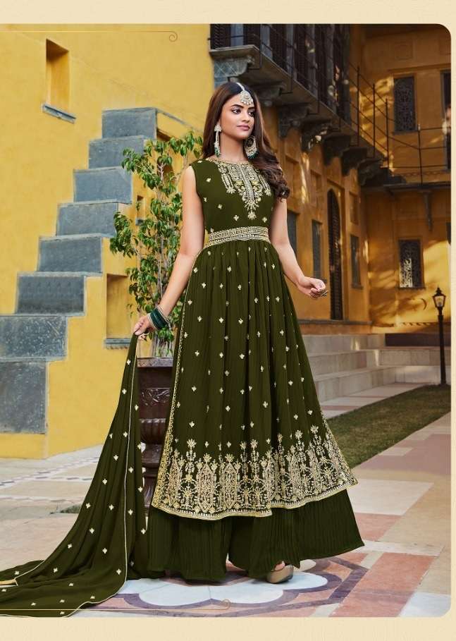  Your Choice Ruby Wedding Wear Designer Suit Collection On Wholesale