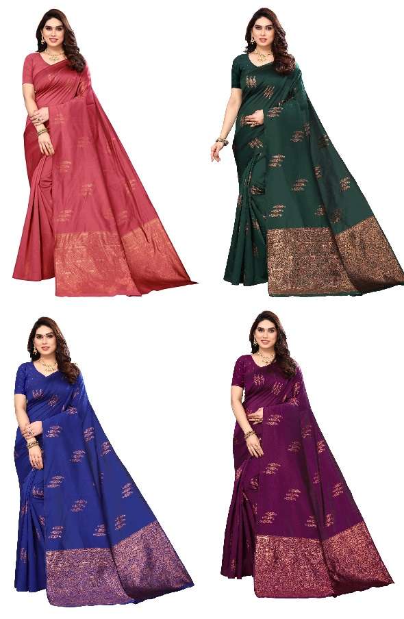 Women Fancy Banarasi Silk Saree with Blouse Piece, Length: 6.3 m at Rs 989  in Surat