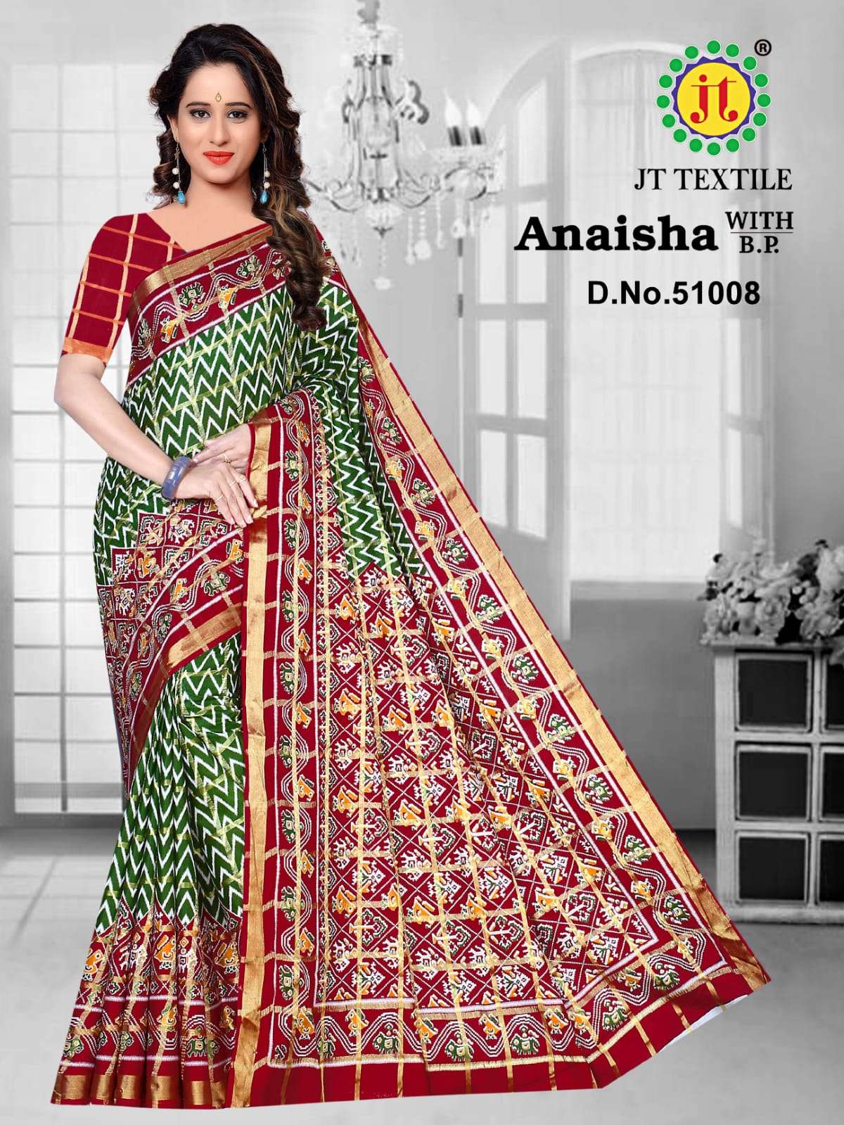 Jt Anaisha Vol - 51 Pure Cotton Jari Check Saree On Wholesale