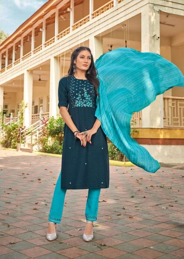 Kalaroop By Kajree Hector Heavy Fancy Cotton Silk & Embroidery On Wholesale