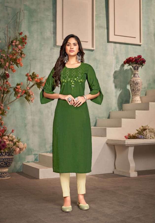 Kalaroop By Kajree Octivia Vol 13 Stylish And Designer Regular Kurtis On Wholesale