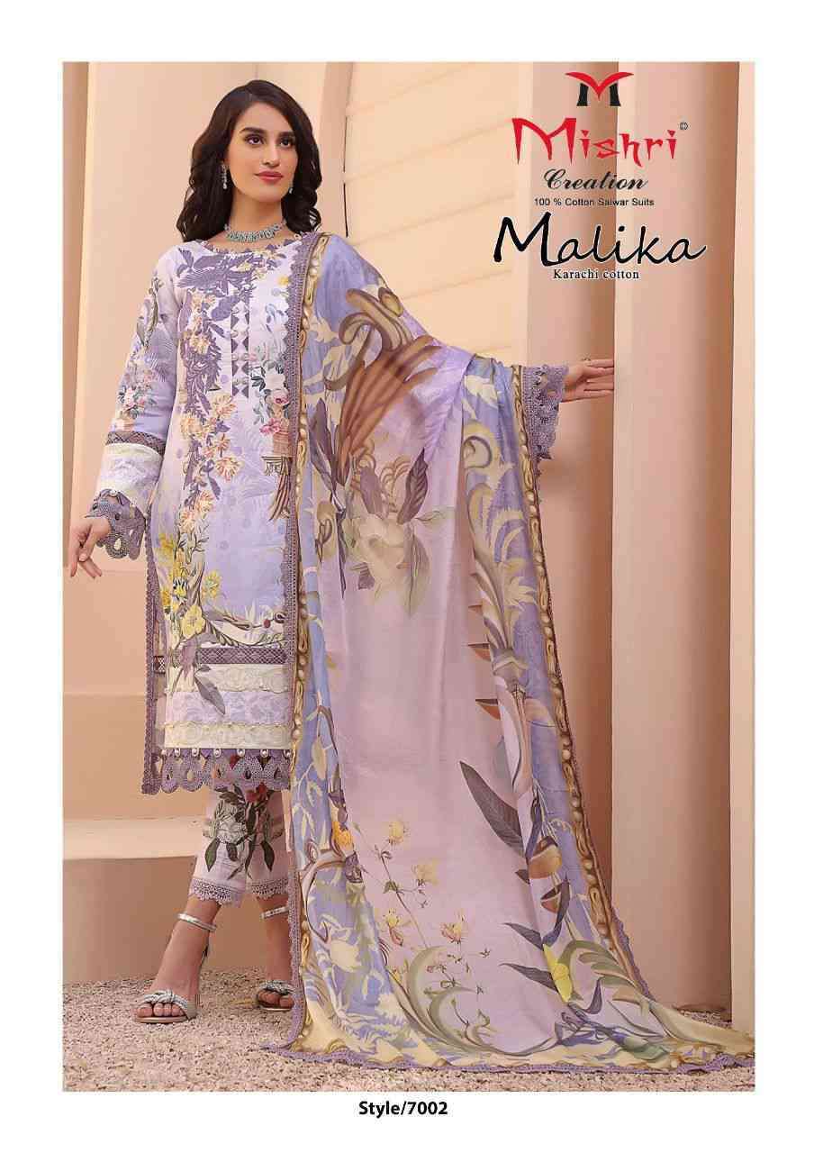 Mishri Malika Karachi Cotton Vol 7 Pure Karachi Print Cotton Dress Material On Wholesale