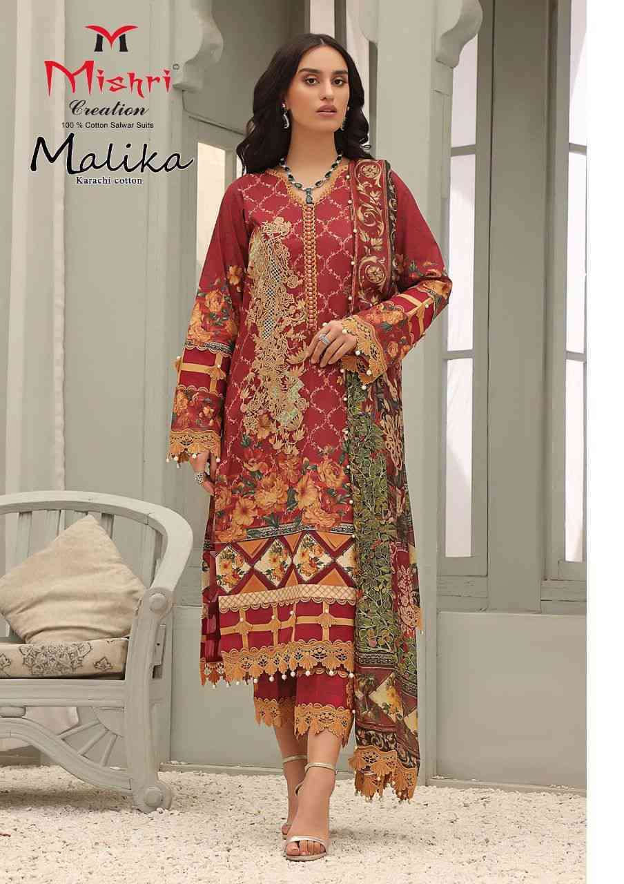 Mishri Malika Karachi Cotton Vol 7 Pure Karachi Print Cotton Dress Material On Wholesale