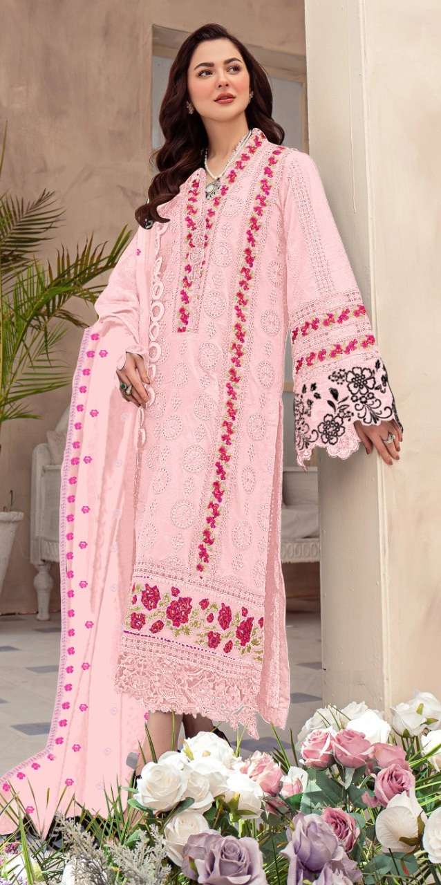 Ramsha R 540 Georgette Designer Pakistani Suit On Wholesale