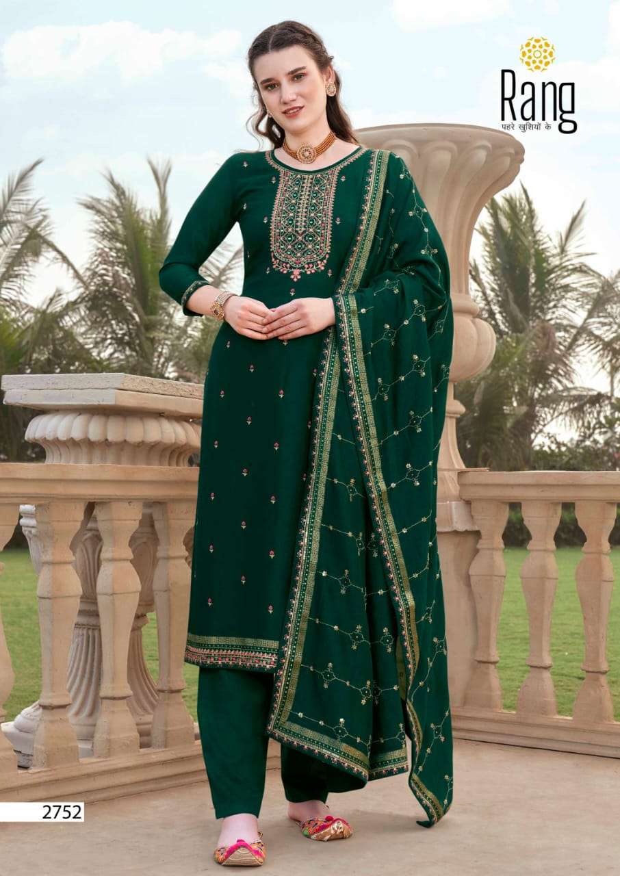  Rang Vrinda Pure Vichitra Silk With Fancy Mirror Work On Wholesale