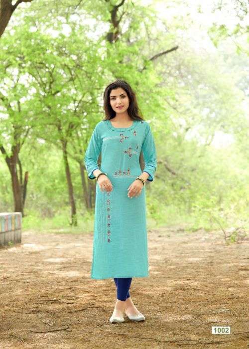 Rangjyot Siana 1 Ethnic Wear Designer Kurti On Wholesale