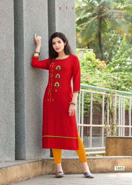 Rangjyot Siana 1 Ethnic Wear Designer Kurti On Wholesale