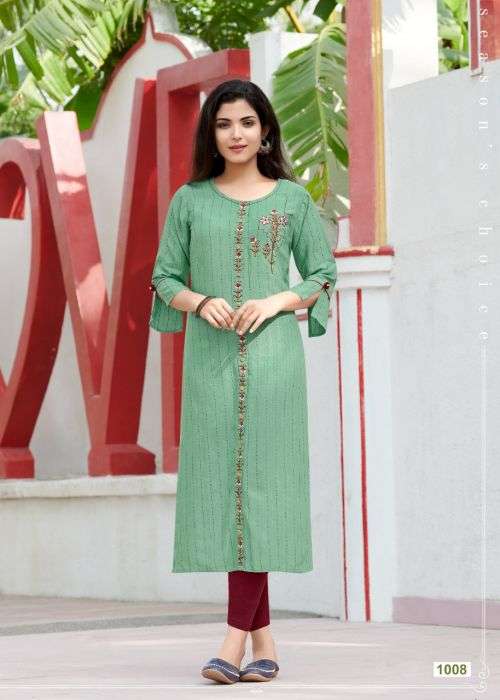 Rangjyot Siana 1 Ethnic Wear Designer Kurti On Wholesale