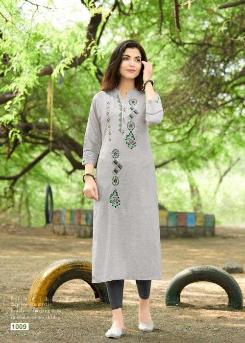 Rangjyot Siana 1 Ethnic Wear Designer Kurti On Wholesale