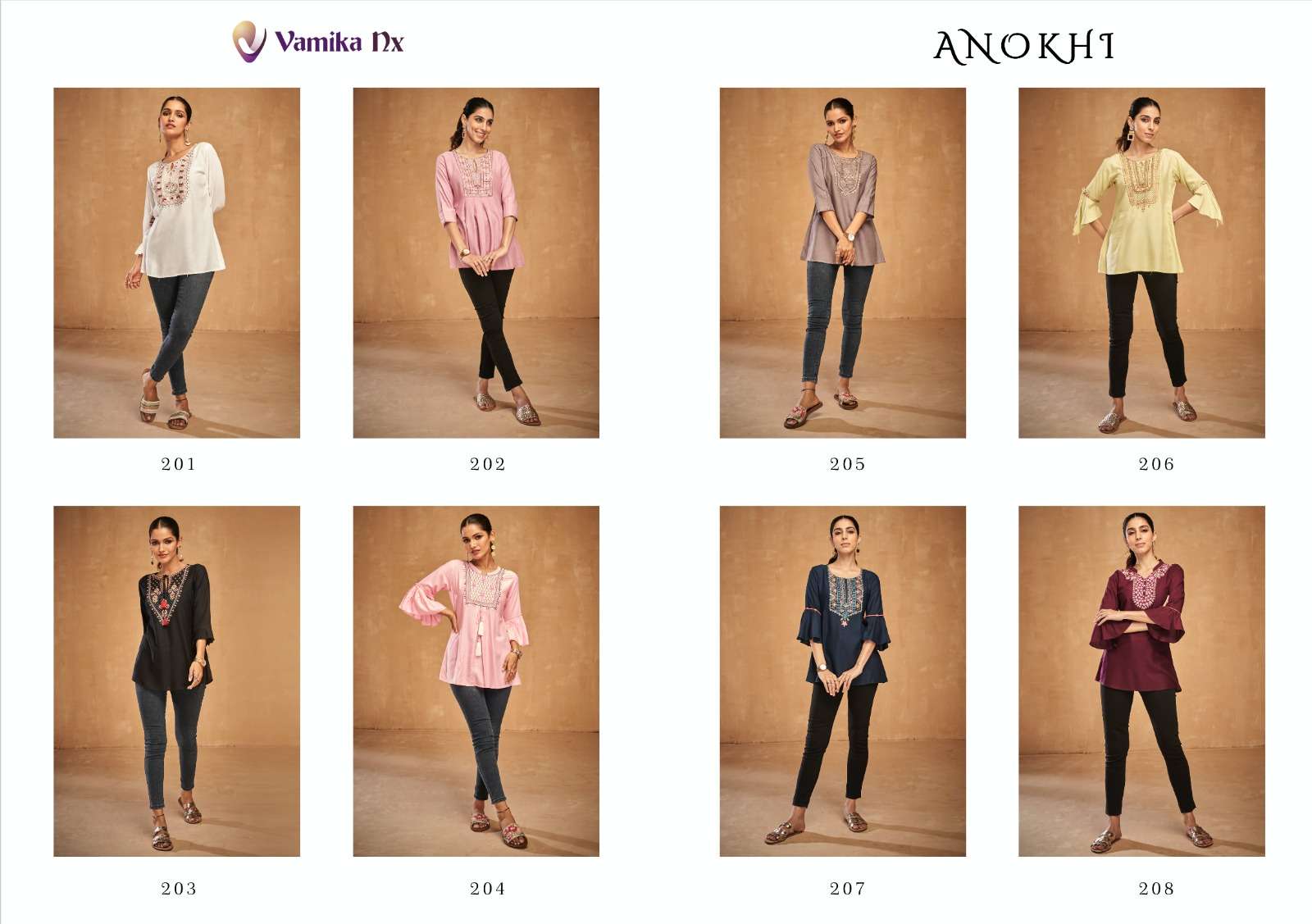 Vamika Nx Anokhi Western Ladies Top On Wholesale