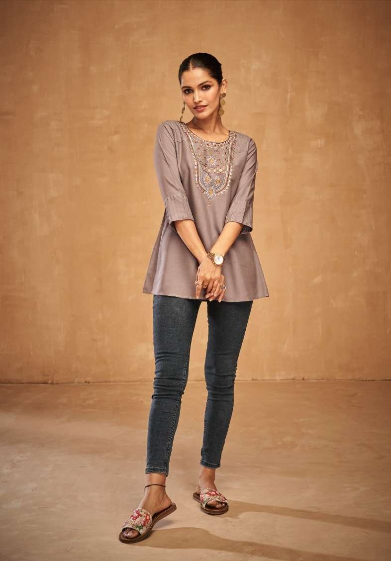 Vamika Nx Anokhi Western Ladies Top On Wholesale