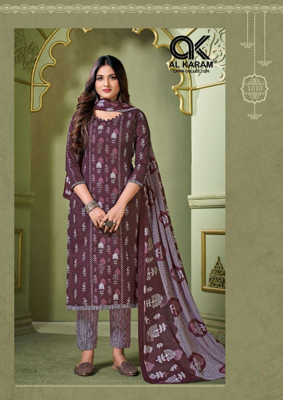  Al Karam Charizma Signature Prints Dress Material On Wholesale 