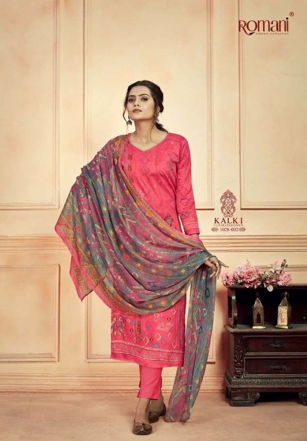 Romani Kalki Pure Jam Cotton Digital Style Print On Wholesale