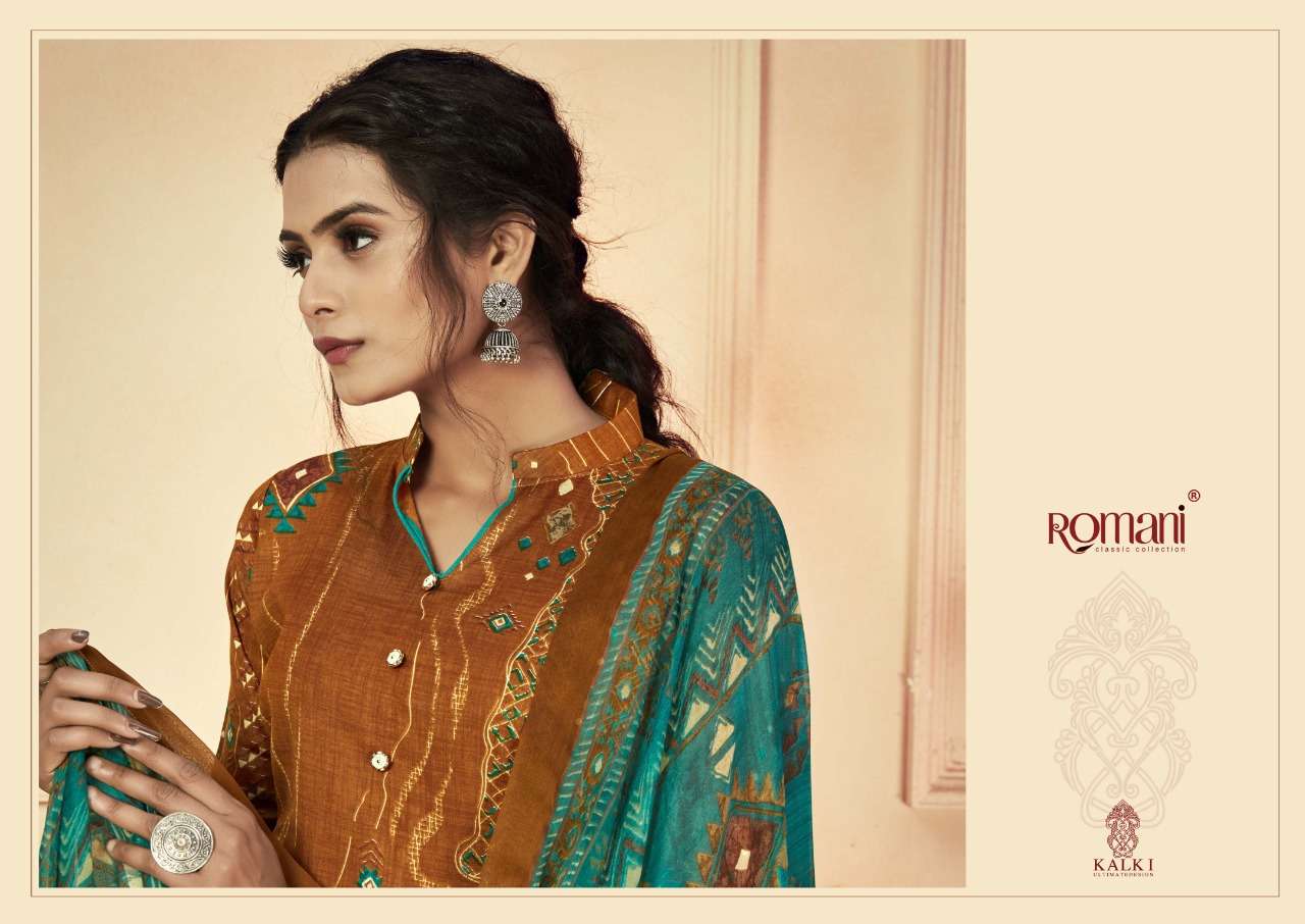 Romani Kalki Pure Jam Cotton Digital Style Print On Wholesale