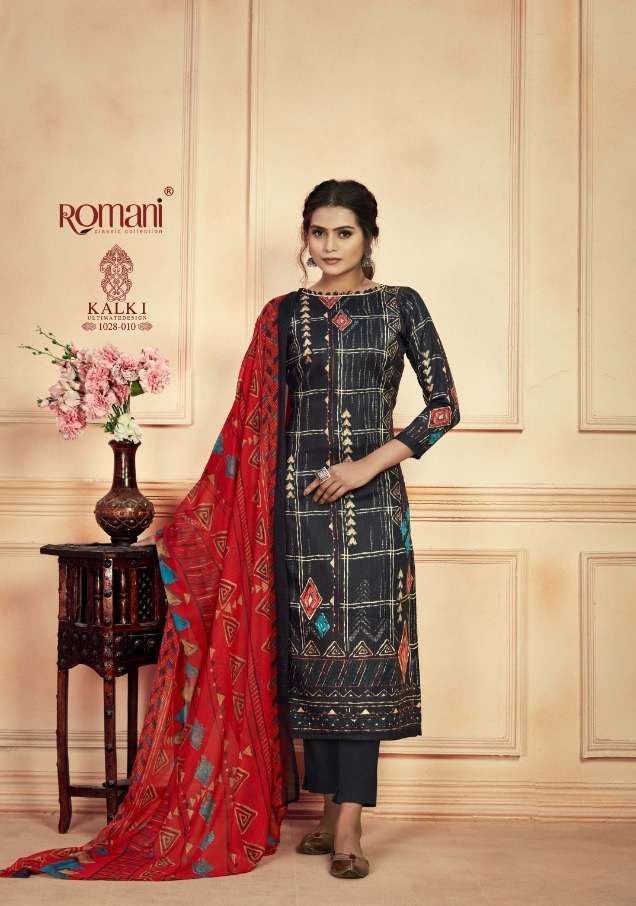 Romani Kalki Pure Jam Cotton Digital Style Print On Wholesale