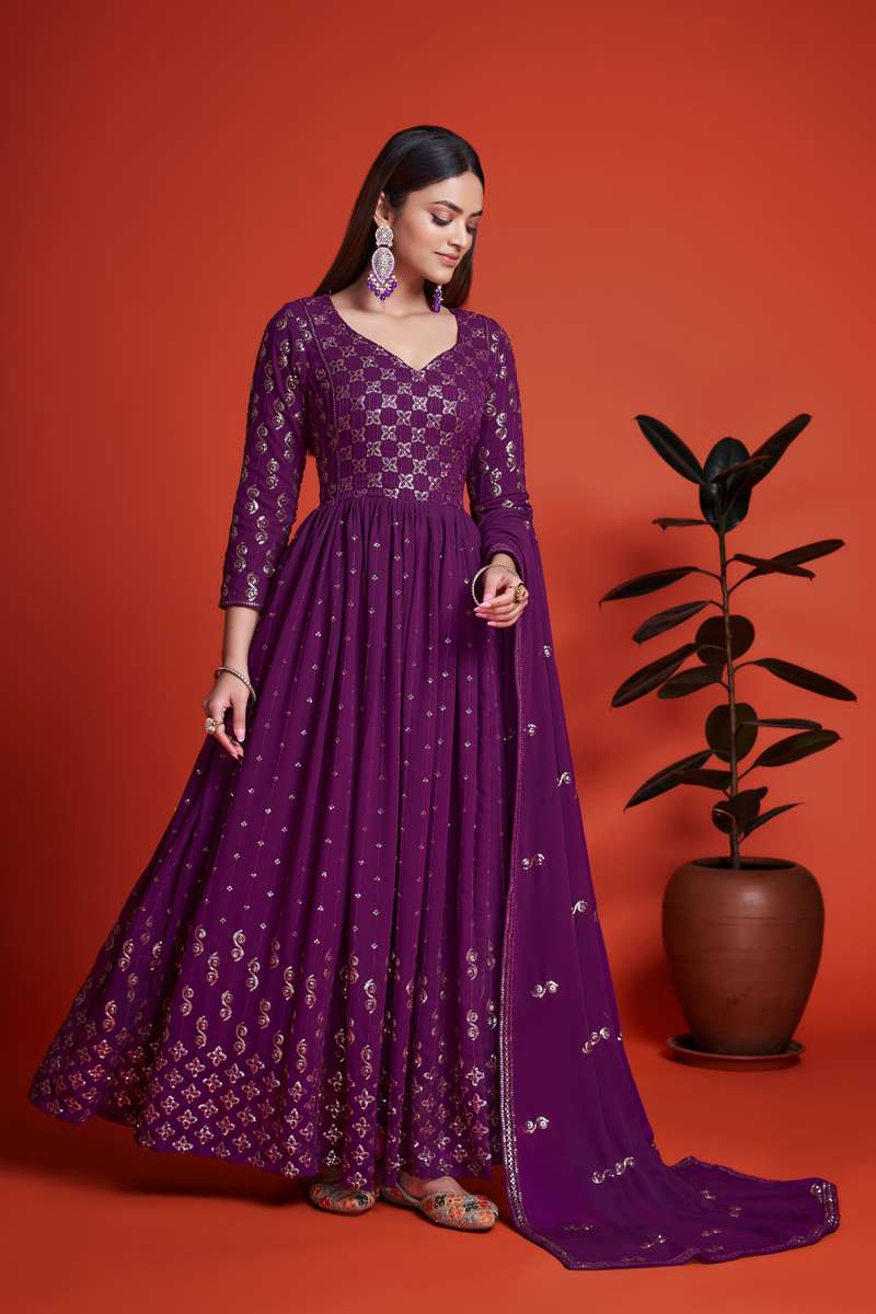 Aahvan Glamour Anarkali Gown at Wholesale Price