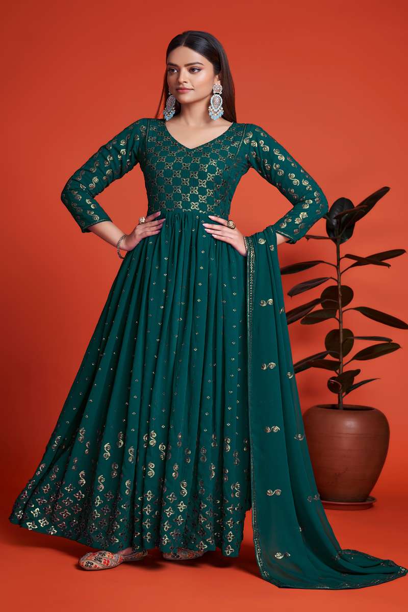 Aahvan Glamour Anarkali Gown at Wholesale Price