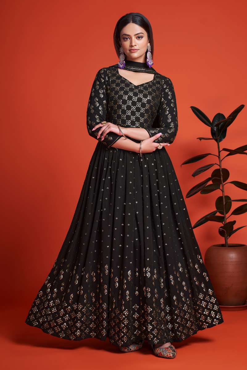 Aahvan Glamour Anarkali Gown at Wholesale Price