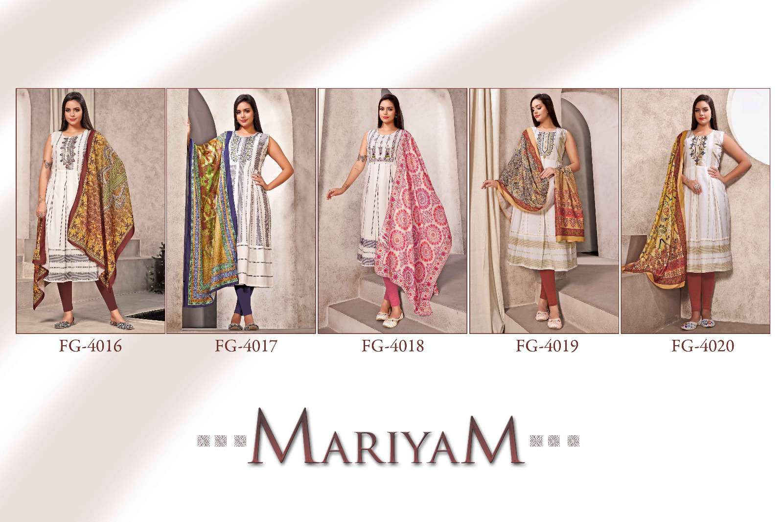 MARIYAM Vol-01 New Kurtis with Dupatta trending style