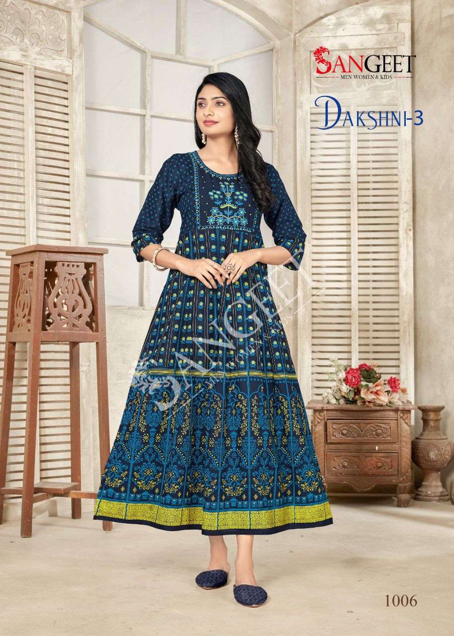 Sangeet Presents Dakshni-3 Cotton Kurti Wholesaler