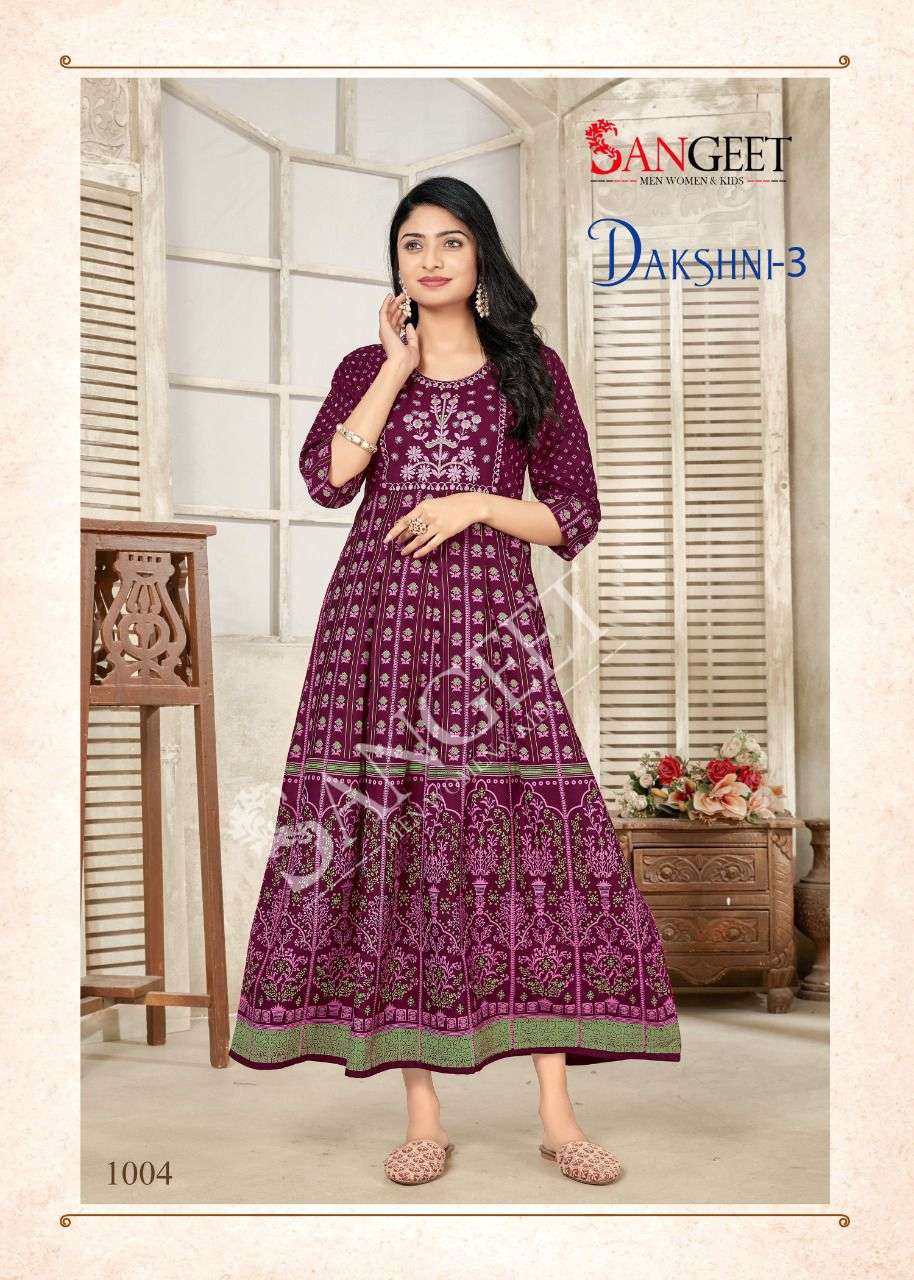 Sangeet Presents Dakshni-3 Cotton Kurti Wholesaler