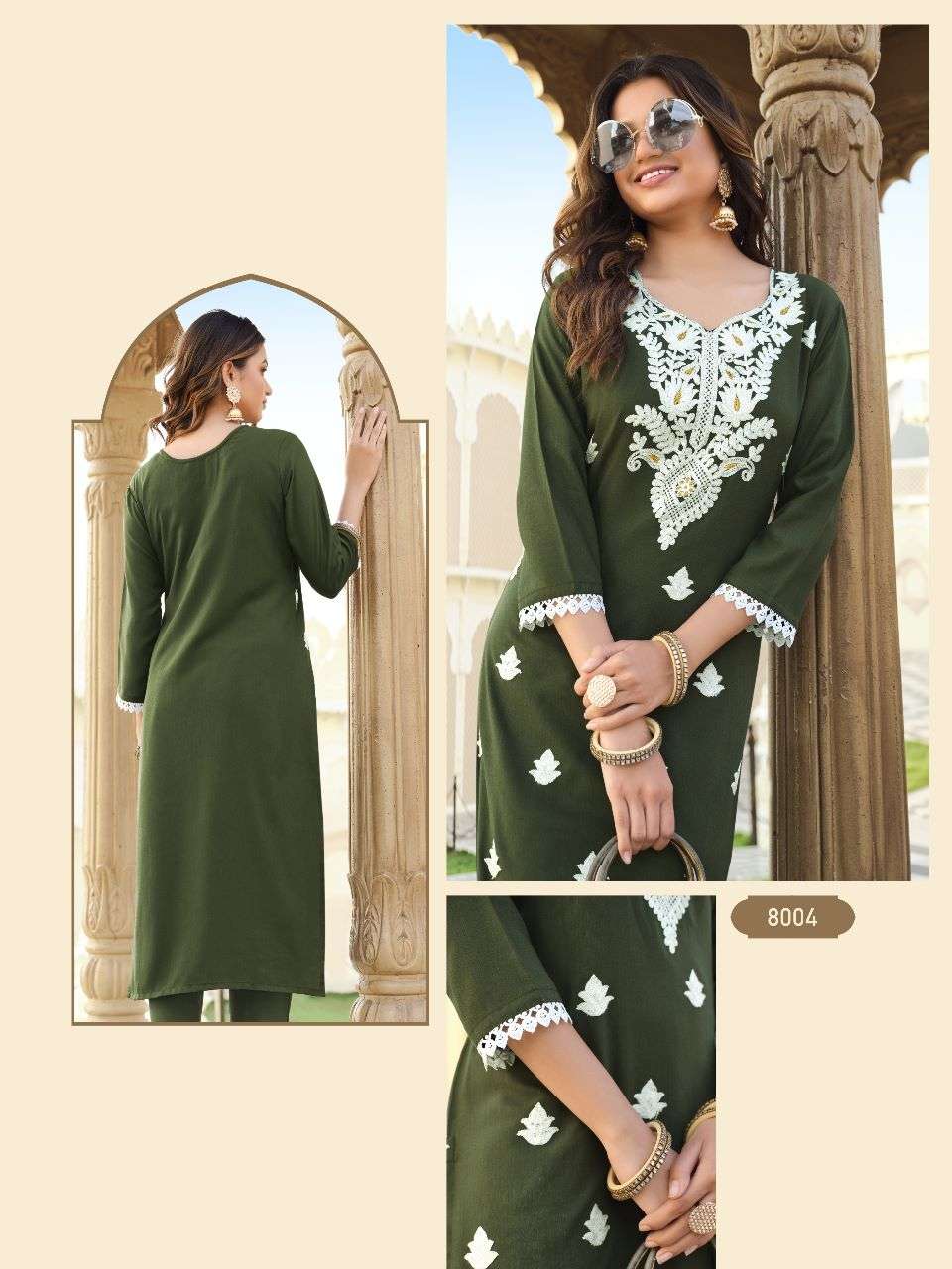 SYASII launching Kurti with Bottom set Designer Tunics for upcoming festiva Kurti with Bottom AMELIA