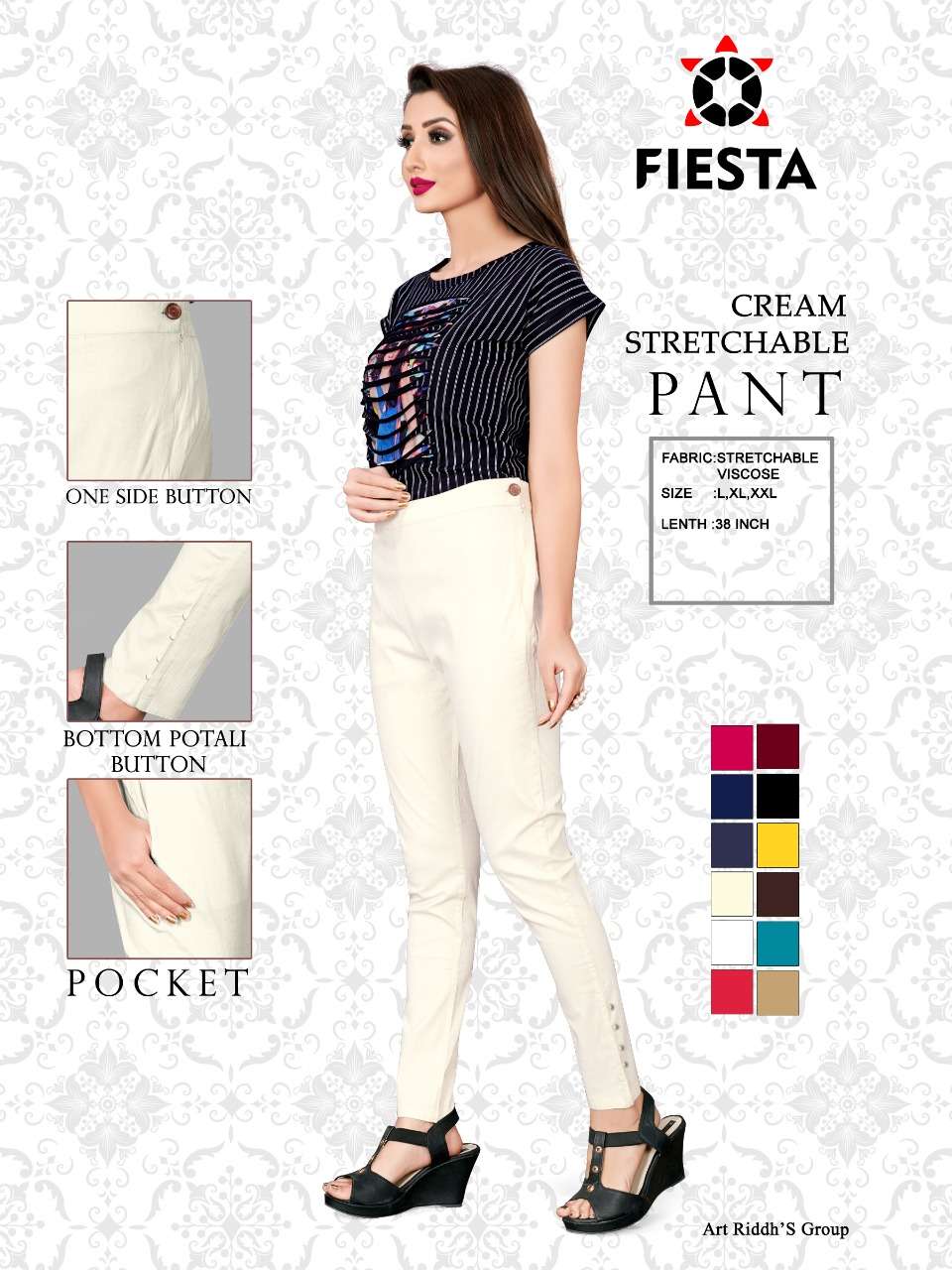 Fiesta Stretchable Pant Wholesale catalog