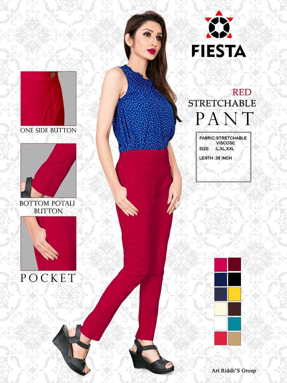 Fiesta Stretchable Pant Wholesale catalog