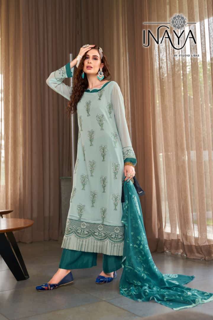 Inaya Digital print chiffon Kurti Wholesale catalog