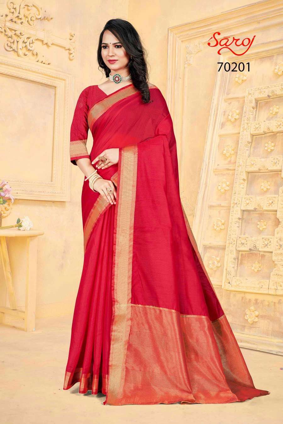 Saroj Ruaab Designer Soft Silk Saree Wholesale catalog