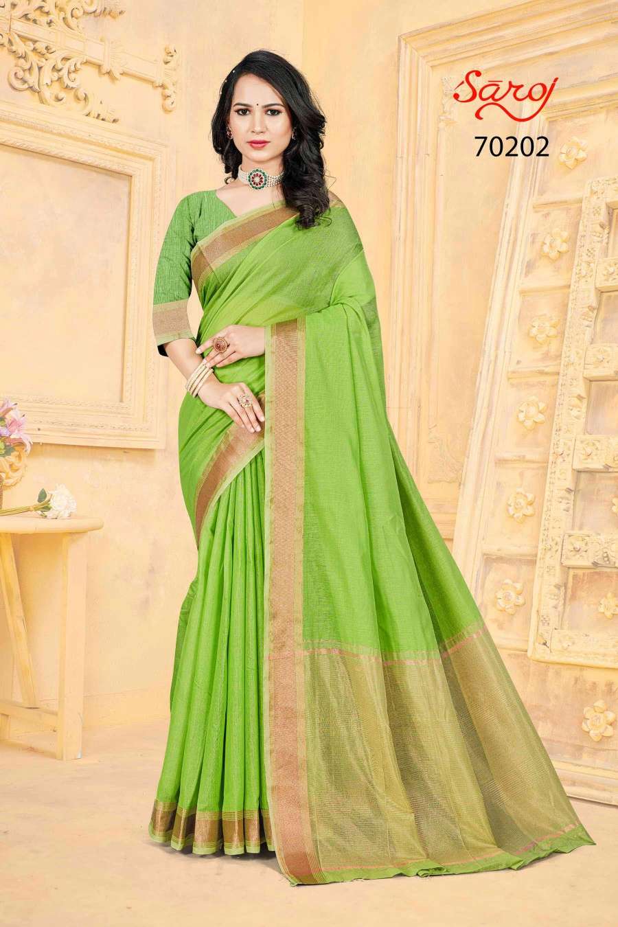 Saroj Ruaab Designer Soft Silk Saree Wholesale catalog