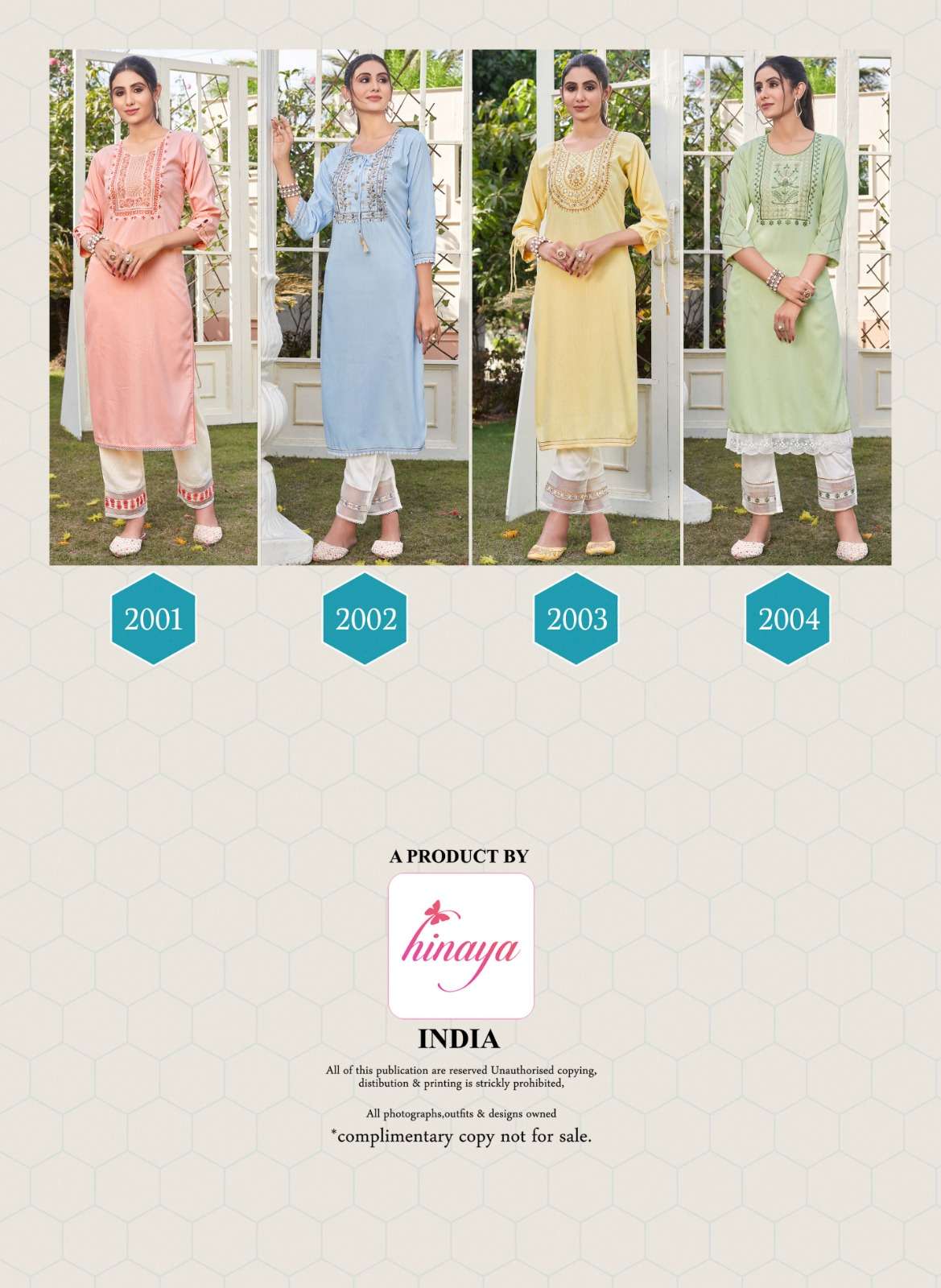 HINAYA SUMMER GIRL VOL-2 KURTI WHOLESALE CATALOG