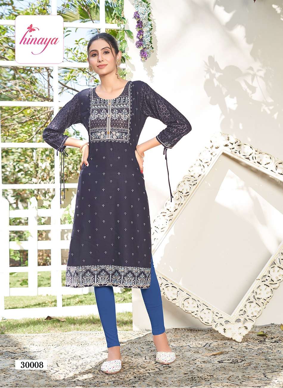 HINAYA TIARA VOL - 30 KURTI WHOLESALE CATALOG